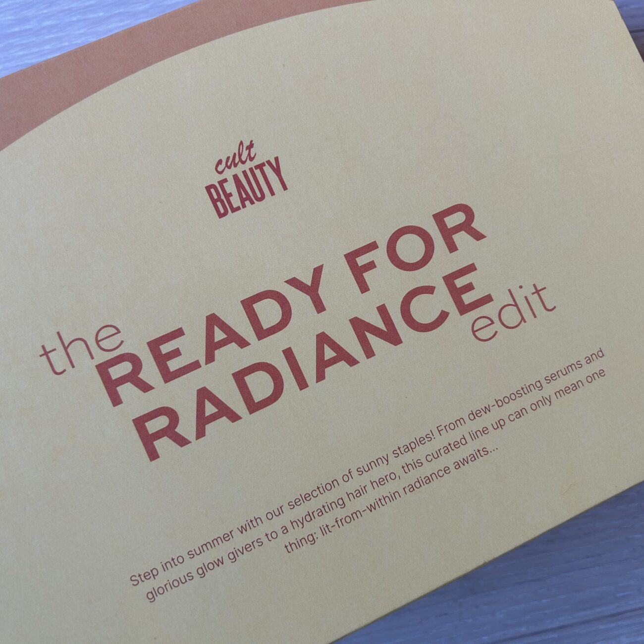 Cult Beauty Ready for radiance edit