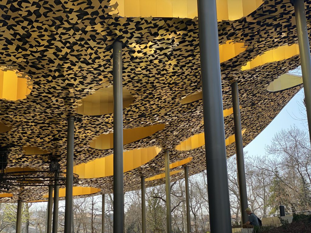 Roof of House of Music Budapest - Krov kuće mađarske glazbe u Budimpešti - Arhitekt Sou Fujimoto