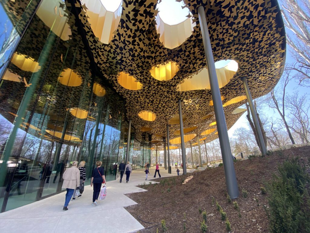 Roof of House of Music Budapest - Krov kuće mađarske glazbe u Budimpešti - Arhitekt Sou Fujimoto